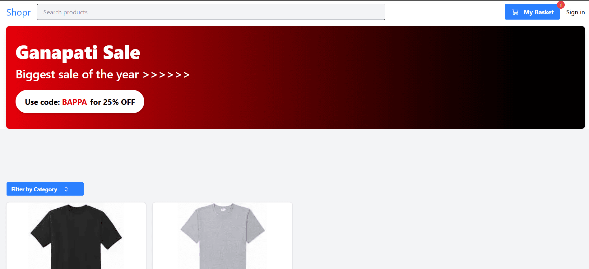 E-commerce platform
